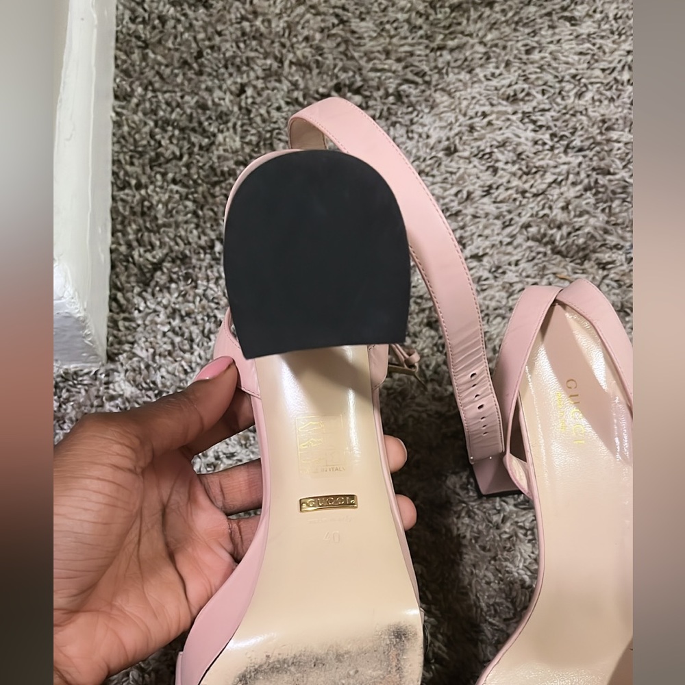 Pink Gucci Sandals